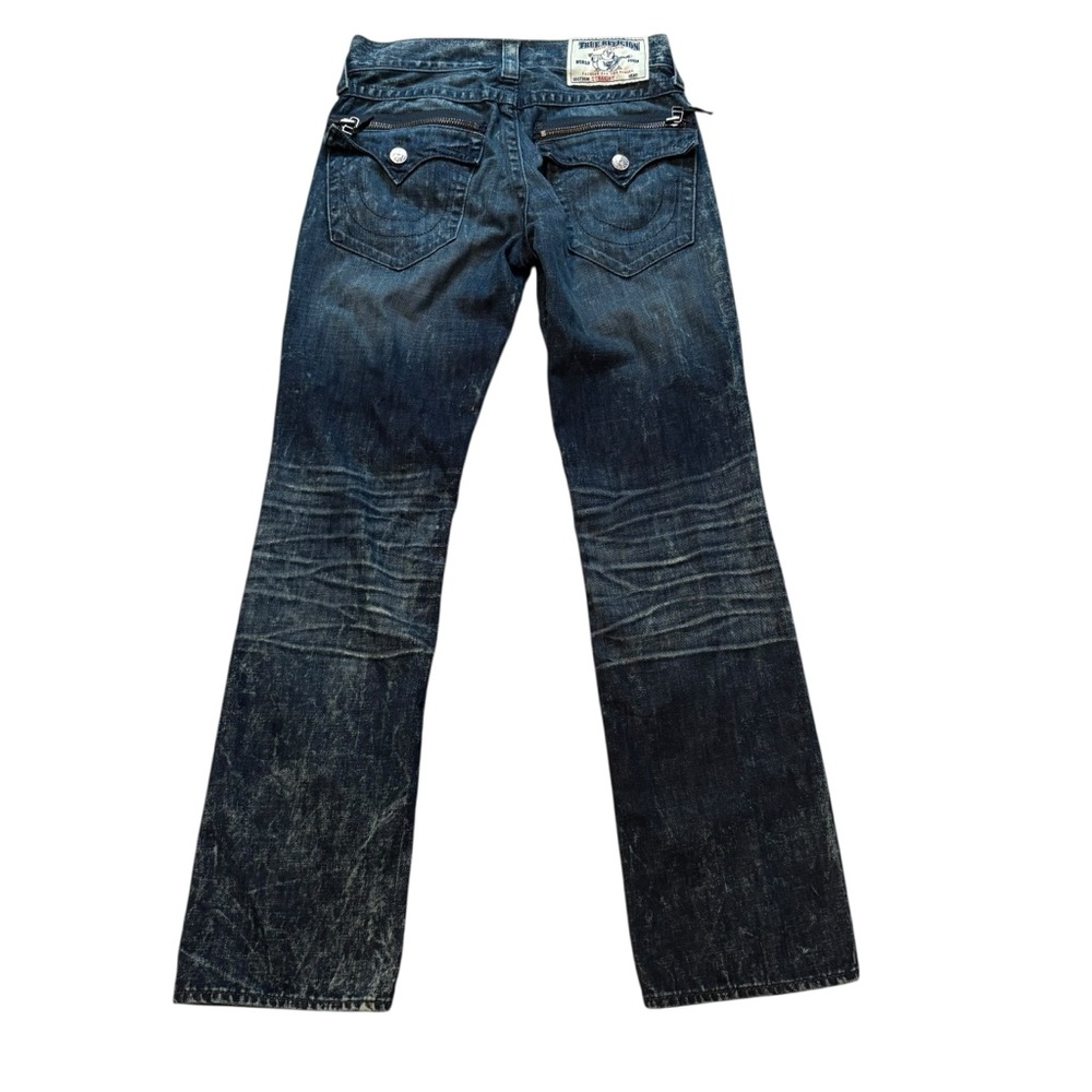 True Religion Straight w/Flaps Zipper Pocket
Ripped Jeans, Sz 30 Waist - Picture 4 of 16
